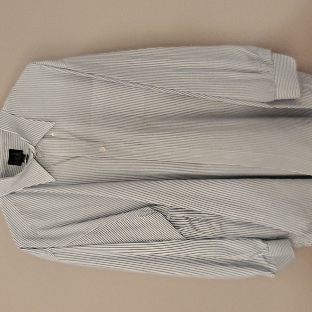 Jos A Bank Traveler Dress Shirt Size 19